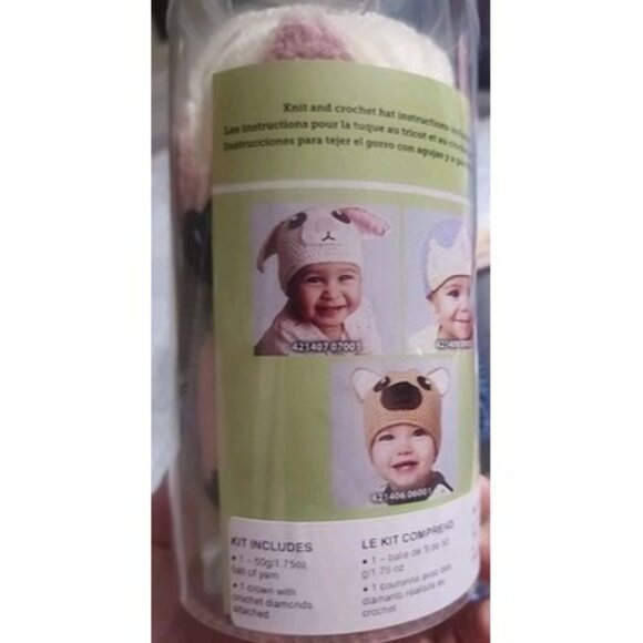 Lot Of 3 Yarns, I Love This Yarn And Baby Kitty Hat Kit, And Big Blue Craftsmart - Picture 16 of 16